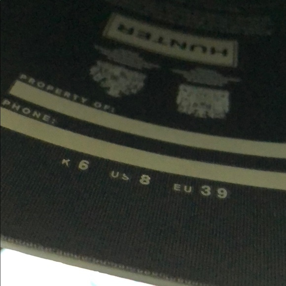 HUNTER Glossy Grey Tall Boots - Picture 5 of 6